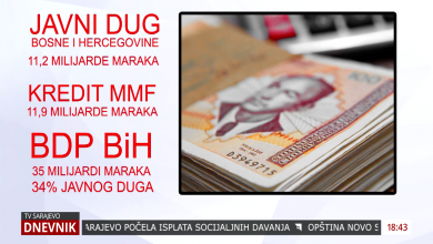 Photo of Javni dug BiH 11,2 milijarde maraka