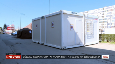 Photo of Ispred Doma zdravlja „Novo Sarajevo“ postavljen trijažni kontejner
