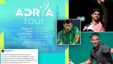Photo of Završna egzibicija “Adria Toura” između Đokovića i Džumhura 5. jula u Sarajevu