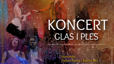Photo of Koncert ‘Glas i ples’ u Narodnom pozorištu Sarajevo