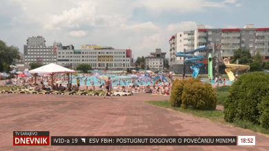Photo of TVSA: Visoke temperature izmamile su brojne građane da se rashlade na nekom od sarajevskih bazena