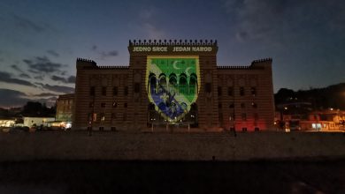 Photo of Vijećnica osvijetljena u znak solidarnosti i podrške  Sandžaku
