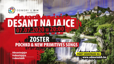 Photo of Desant na Jajce: Koncert grupe Zoster 7. jula