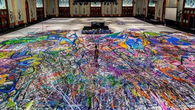 Photo of Britanski umjetnik radi na najvećoj slici na platnu na svijetu