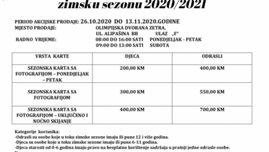 Photo of KJP “ZOI’84” – Zimska skijaška sezona će biti održana kao i ranijih godina