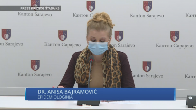 Photo of Bajramović: U KS trenutno ima 4.662 aktivna slučajeva zaraze (VIDEO)