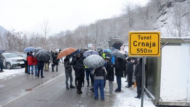 Photo of Mirni protest i petnaestominutna blokada puta M17 zbog rekonstrukcije Crnaje