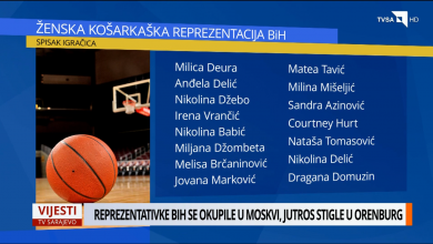 Photo of Reprezentativke BiH se okupile u Moskvi, jutros stigle u Orenburg