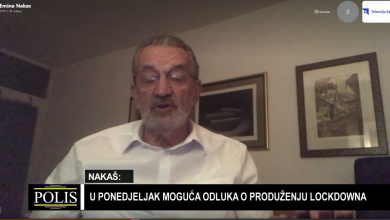 Photo of Nakaš za TVSA: U ponedjeljak moguće produženje lockdowna u Sarajevu