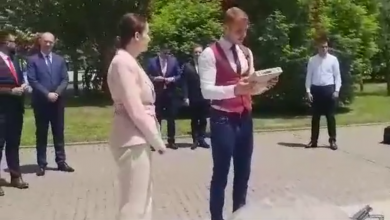 Photo of TVSA/Snimci pored česme u Banja Luci gradonačelnice Sarajeva i gradonačelnika Banja Luke