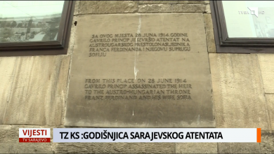 Photo of TZ KS: Godišnjica Sarajevskog atentata