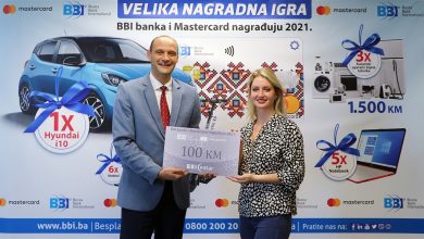 Photo of Uručene nagrade 1. kruga nagradne igre: „BBI banka i Mastercard nagrađuju 2021“