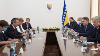 Photo of Komšić i Džaferović s Bergerom-Provesti reforme koje će BiH voditi ka EU i NATO