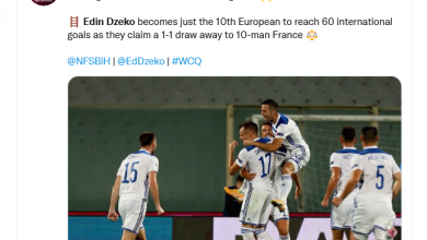 Photo of Edin Džeko deseti najbolji strijelac svih vremena u Evropi