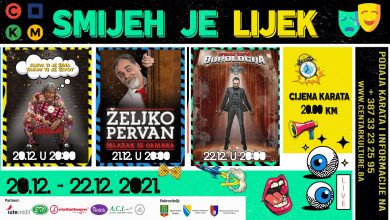 Photo of Dani “Smijeh je lijek” naredne sedmice nude tri predstave