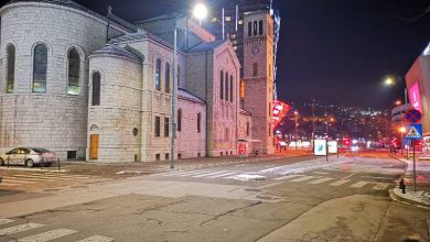 Photo of Novi i ljepši izgled ulica noću u centru Sarajeva