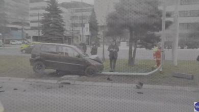 Photo of Saobraćajna nesreća u blizini Holiday Inna, jedna osoba povrijeđena(VIDEO)