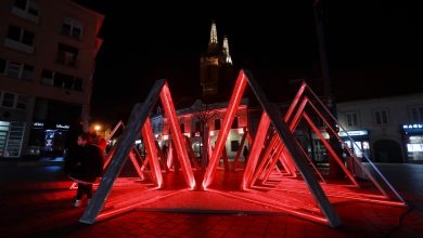 Photo of Svjetlostna skluptura bh umjetnice oduševila posjetioce Festivala svjetla u Zagrebu