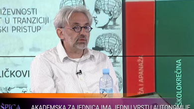 Photo of Veličković za Špicu: Akademska zajednica mora biti najglasniji kritičar političkih odluka