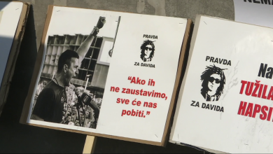 Photo of Davor Dragićević proveo noć ispred Tužilaštva BiH