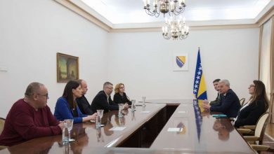 Photo of Džaferović sa predstavnicima Samostalnog sindikata radnika BHRT-a