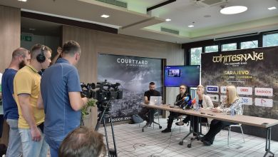 Photo of Sve je spremno za koncert Whitesnaekea u Sarajevu