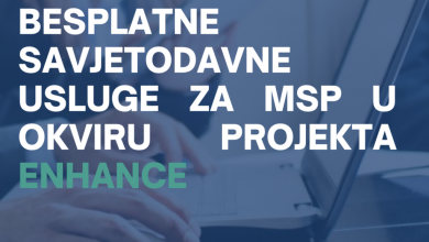Photo of Besplatne savjetodavne usluge za mala i srednja preduzeća u okviru projekta ‘ENHANCE’