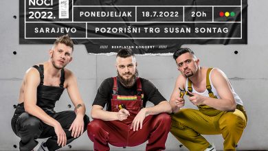 Photo of Koncert grupe Helem Nejse na trgu Suzan Sontag počinje u 21,00 sat