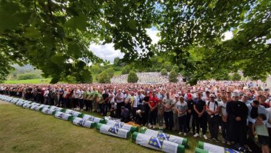 Photo of Klanjana dženaza za 50 žrtava srebreničkog genocida