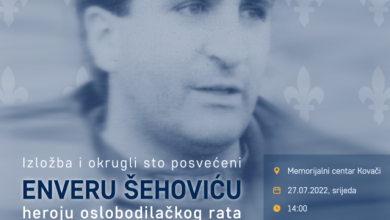 Photo of Sutra virtualna izložba i okrugli sto posvećen heroju Enveru Šehoviću