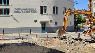 Photo of Povećanje sigurnosti učenika u saobraćaju: Sanacija raskrsnice kod škole “Musa Ćazim Ćatić” / FOTO