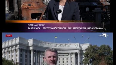 Photo of VIDEO/Edin Forto i Sabina Ćudić uživo iz Kijeva