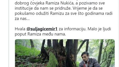Photo of Ramizu Nukiću potrebna pomoć, oglasila se i gradonačelnica Sarajeva