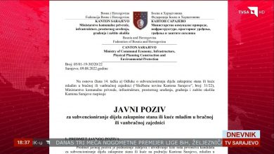 Photo of Dnevnik TVSA: Javni poziv za mlade za šestomjesečnu subvenciju zakupine stana ili kuće