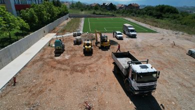 Photo of U Naselju heroja Sokolje novi radovi u sklopu Sportsko – rekreacionog centra “Zlatno polje”