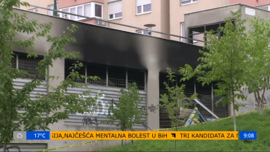 Photo of Požar na Dobrinji, zapaljeno pet automobila u javnoj garaži