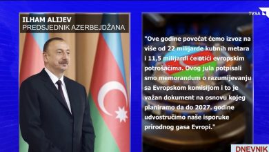 Photo of Dnevnik TVSA/ Da li će BiH početi uvoziti gas iz Azerbejdžana?