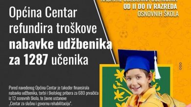 Photo of Općina Centar refundira troškove nabavke udžbenika za 1287 učenika