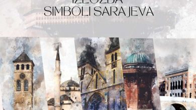 Photo of Izložba ‘Simboli Sarajeva’ Alena Ajanovića u u Gazi Husrev-begovom Hanikahu