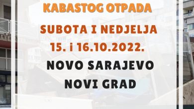 Photo of Odovoz kabastog otpada danas na području općina Novo Sarajevo i Novi Grad