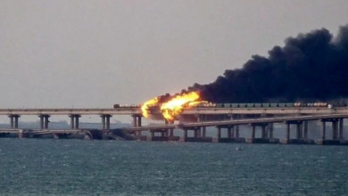 Photo of Eksplozija i požar na Krimskom mostu