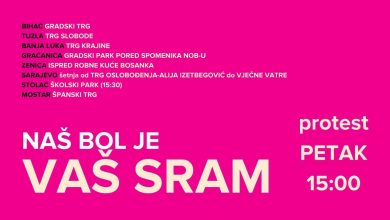 Photo of Sutra i u Sarajevu najavljeni protesti zbog ubistva žene u Bihaću-Tu smo da kažemo dosta