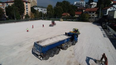 Photo of Vrijednost radova na sanaciji pomoćnog stadiona u Novom Sarajevu blizu 700 hiljada maraka