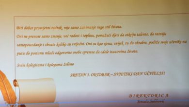 Photo of Održana svečanost u Vijećnici u povodu obilježavanja Dana učitelja
