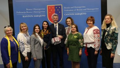Photo of Žene Ukrajine zahvalile premijeru Forti na podršci iz Sarajeva