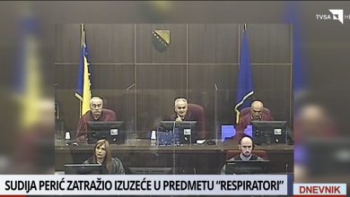 Photo of Dnevnik TVSA/  Sudija  Perić zatražio izuzeće u predmetu “Respiratori”