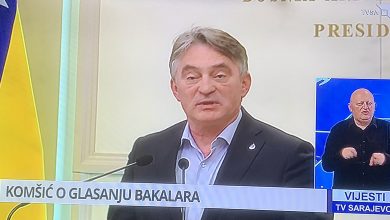 Photo of Vijesti TVSA / Komšić o glasanju Bakalara