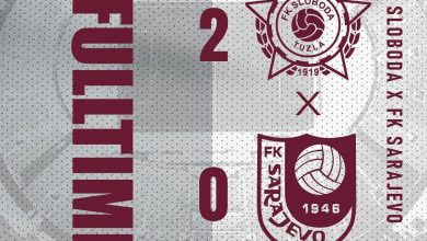 Photo of FK Sloboda savladala FK Sarajevo rezultatom 2:0