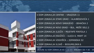 Photo of Radno vrijeme dežurnih domova zdravlja u Kantonu Sarajevo