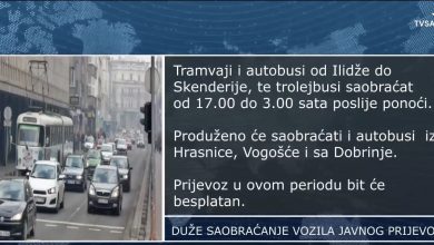 Photo of Produženo saobraćanje javnog prijevoza, od 17 sati prijevoz će biti besplatan